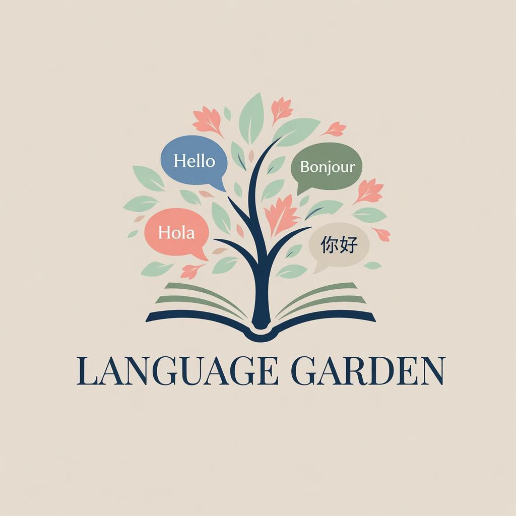 language garden krępa logo